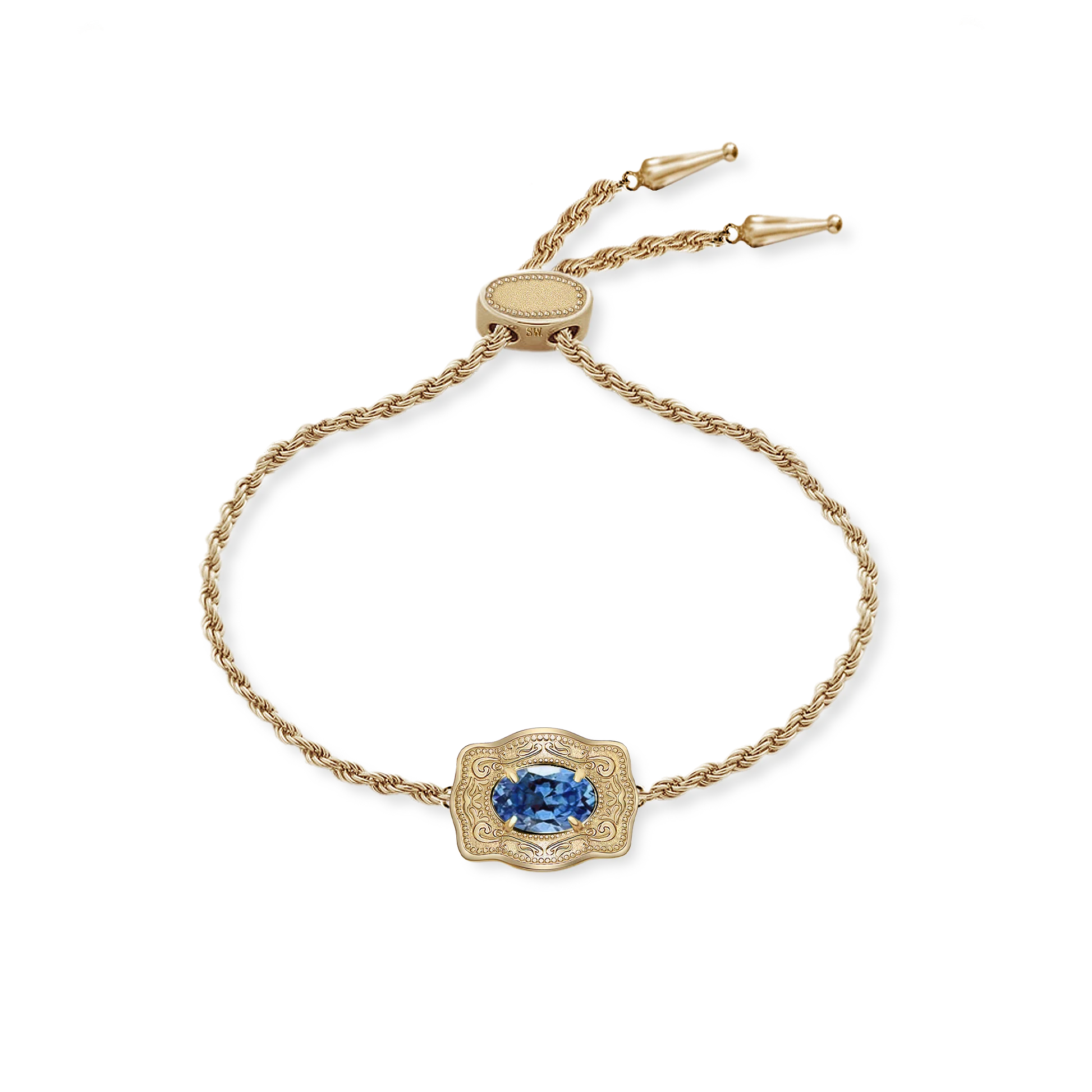 SpurWest Ultra Mini Belt Buckle Bracelet - Gold - September