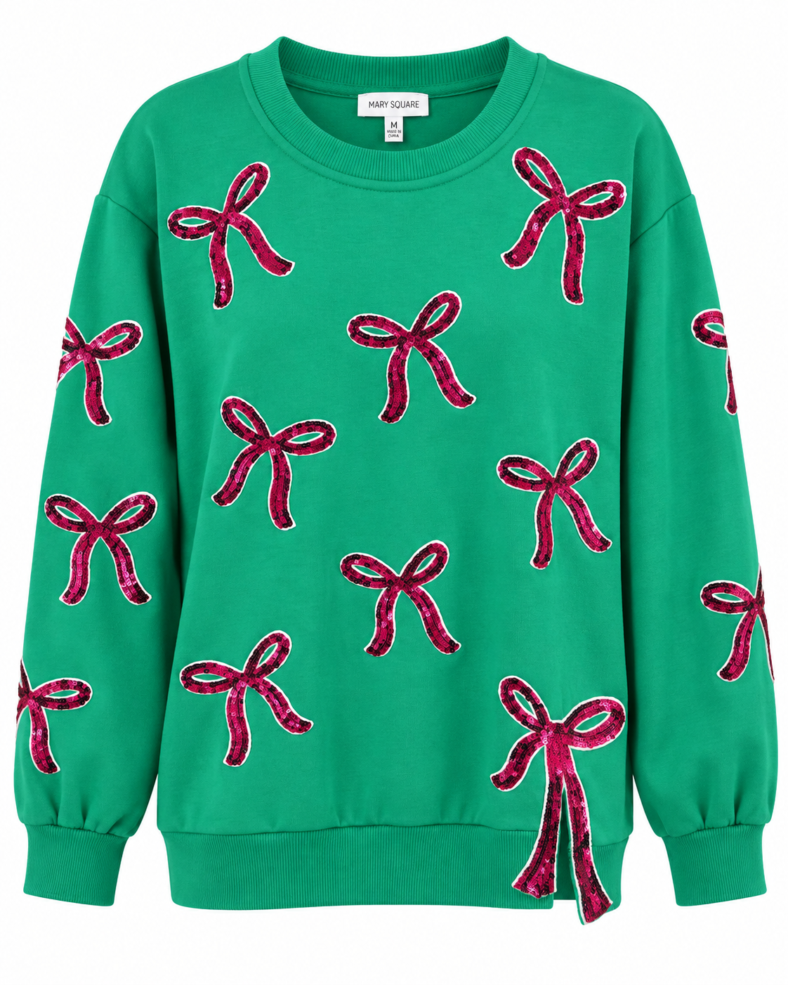 Lakelyn Bow Slits Sweatshirt