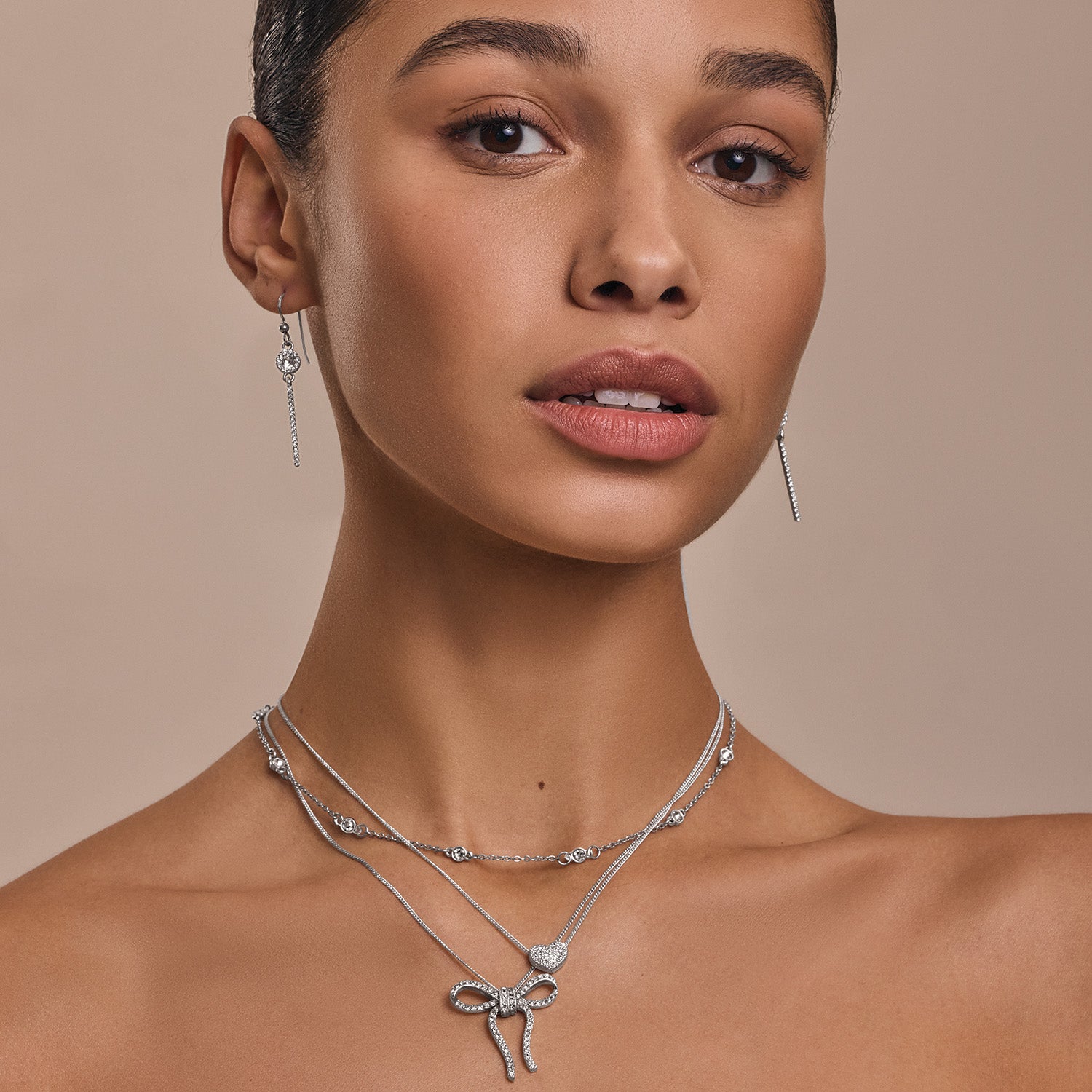 Illumina Celeste Bold Necklace/silver