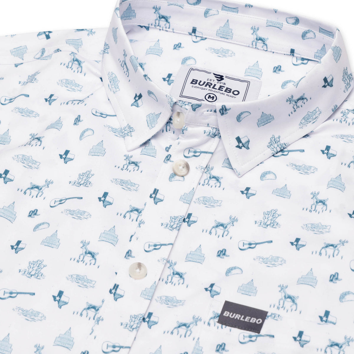 Performance Button Up- Lone Star State by Burlebo