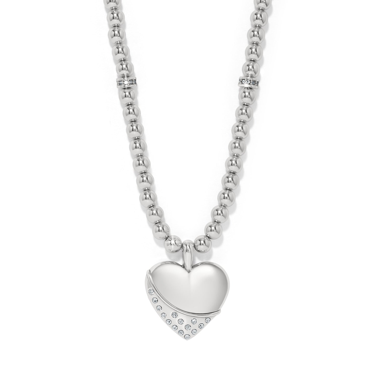 Meridian Petite Wave Heart Necklace