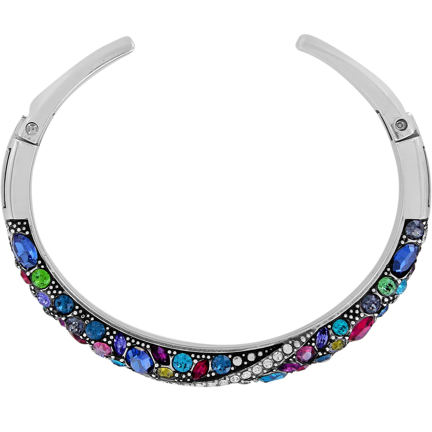 Trust Your Journey Double Hinged Bangle/multi