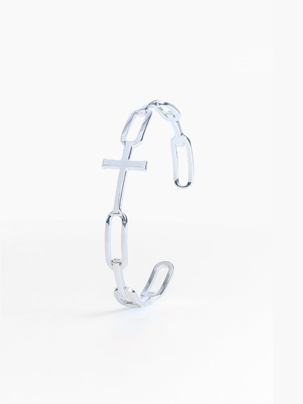 Chain Breaker Sterling Silver Bangle