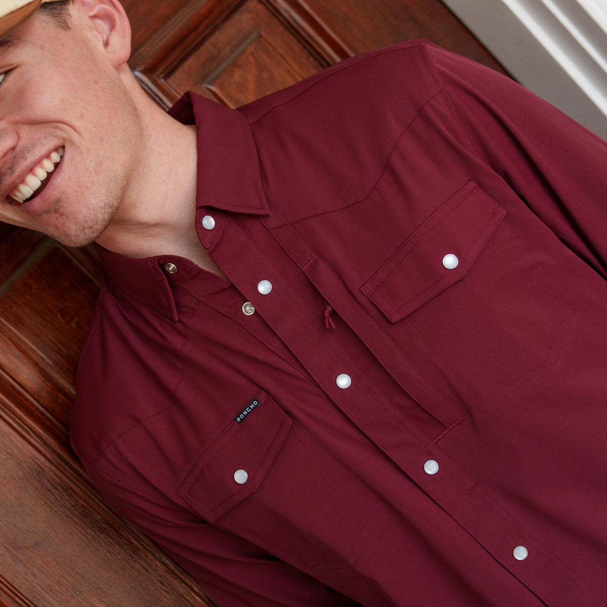 The Over The Shoulder by Poncho/Maroon