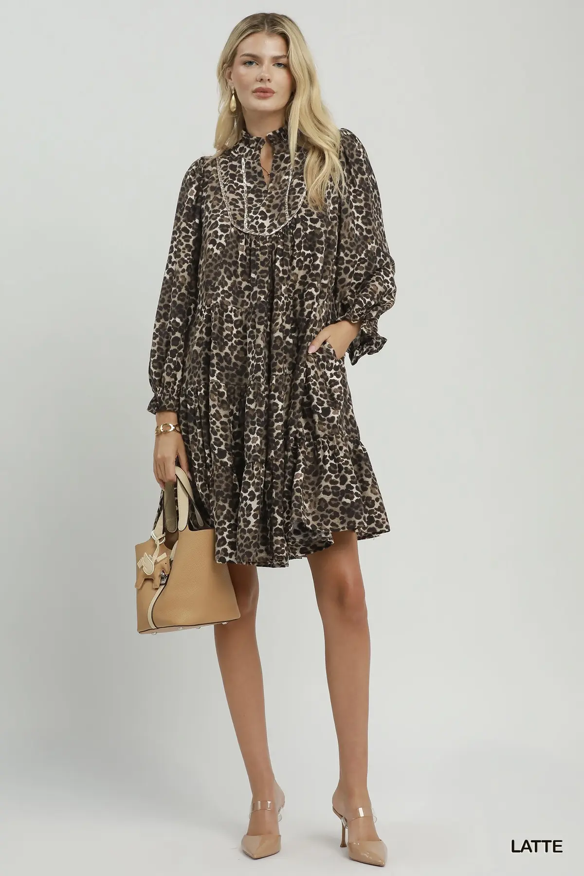 Leopard Tiered Dress 🐆🤎