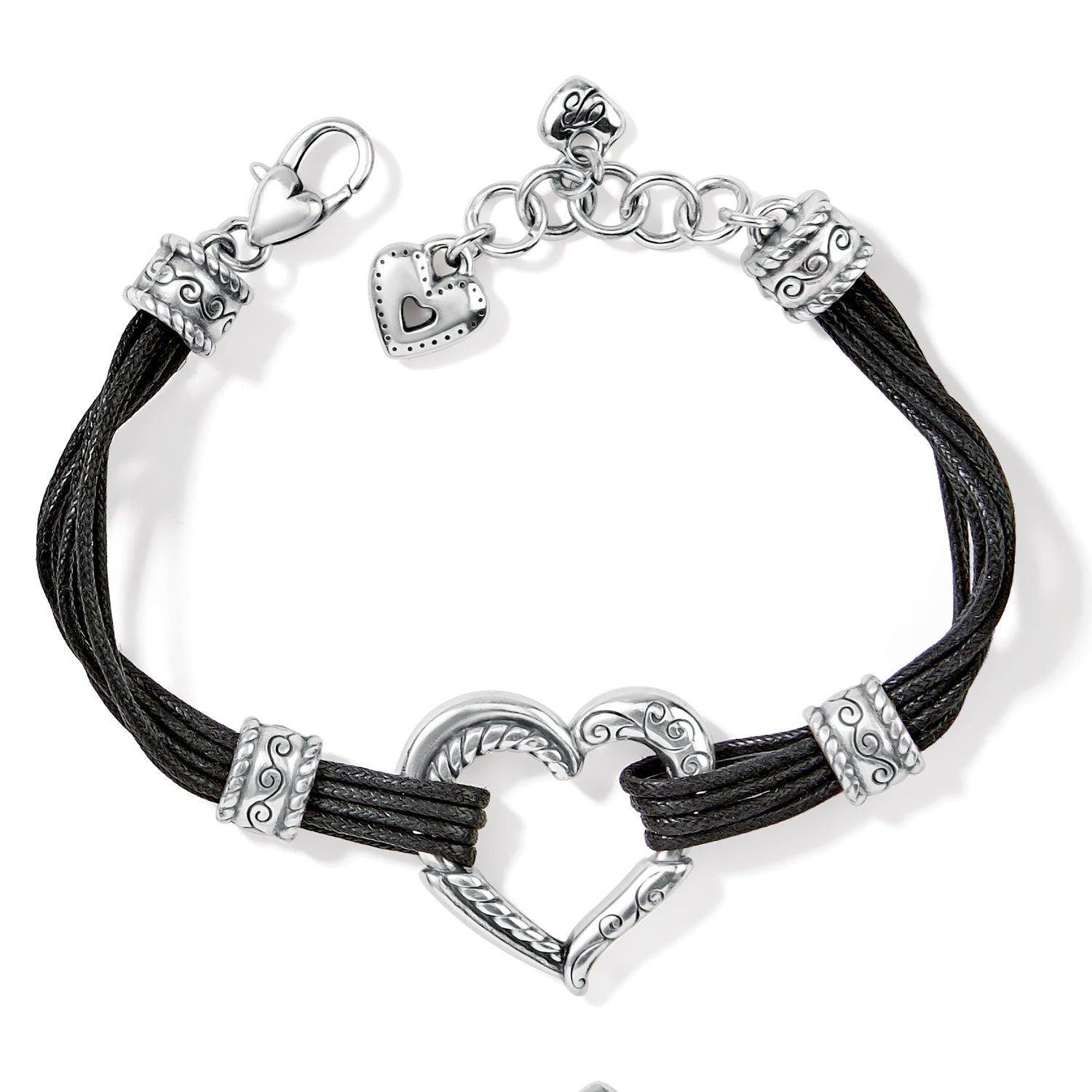 Heritage Heart Bracelet/Black