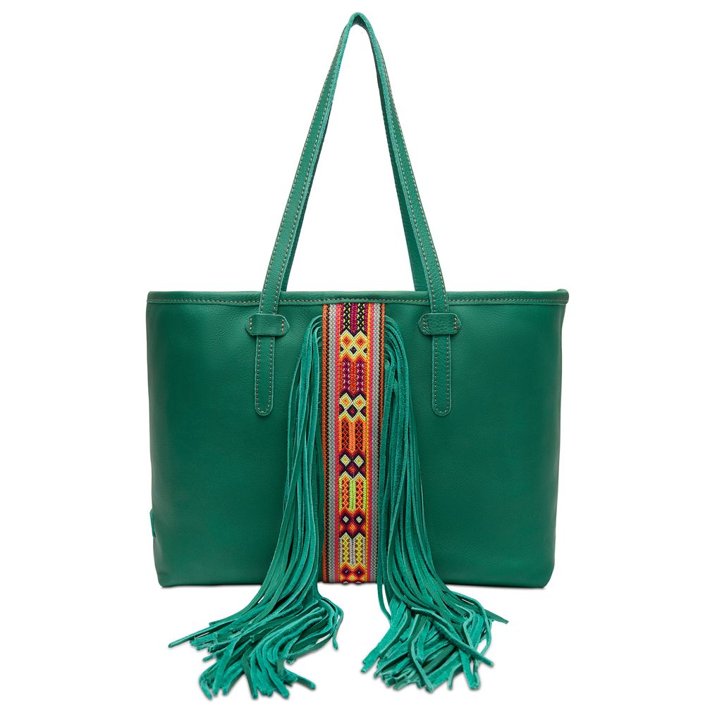 Teal Breezy Fringe