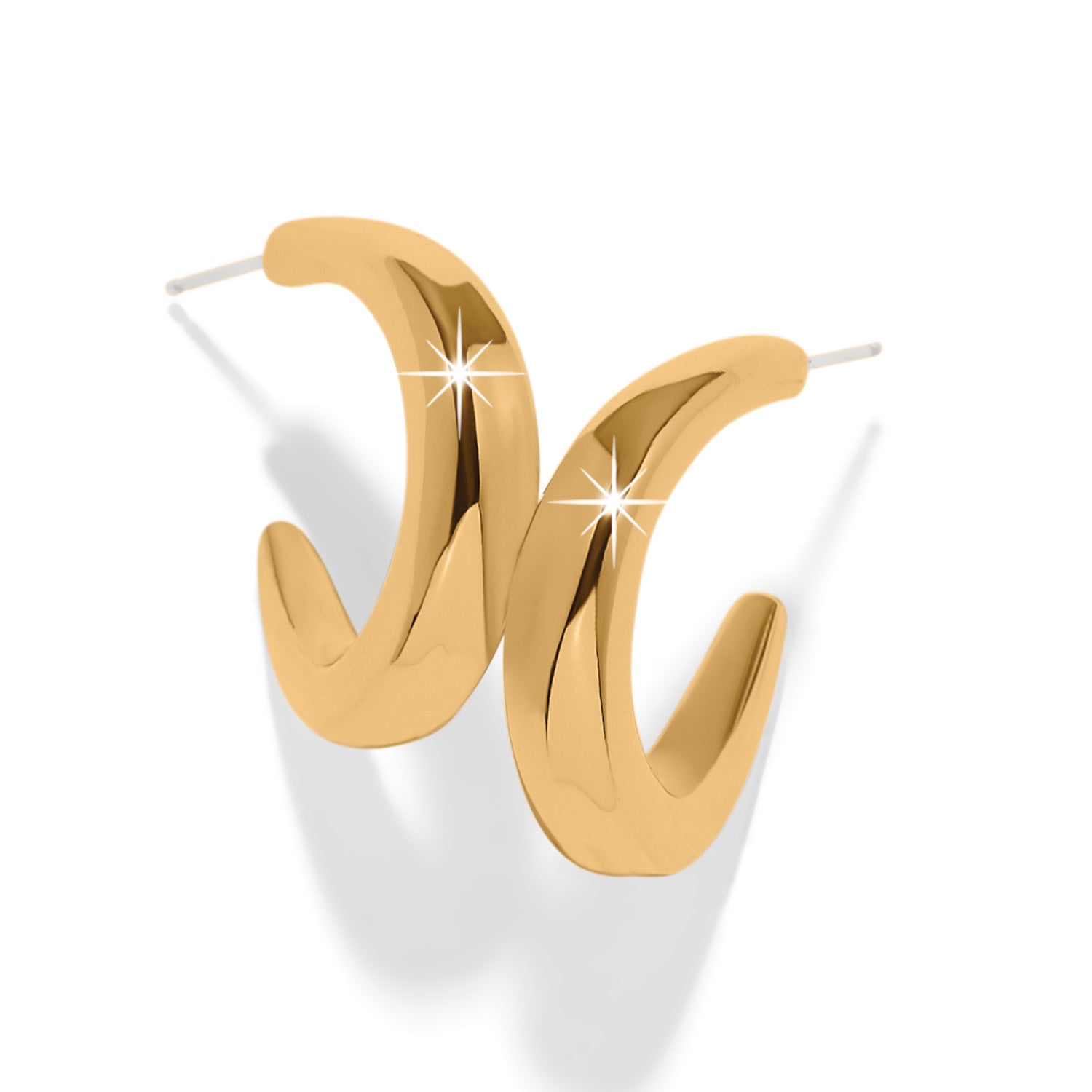 Cascade Rio Hoop Earrings/Gold