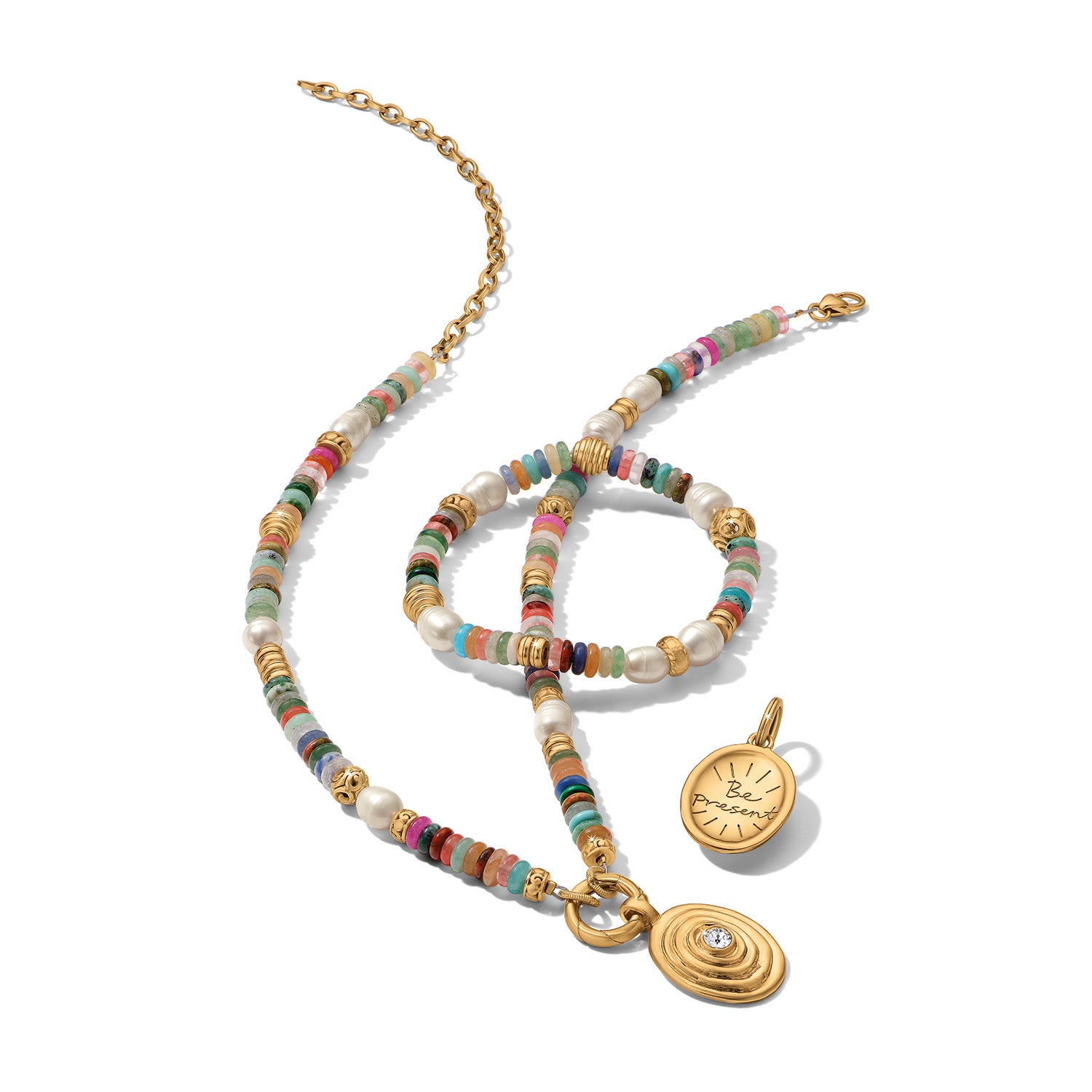 Kosmos Chroma Token Charm Necklace