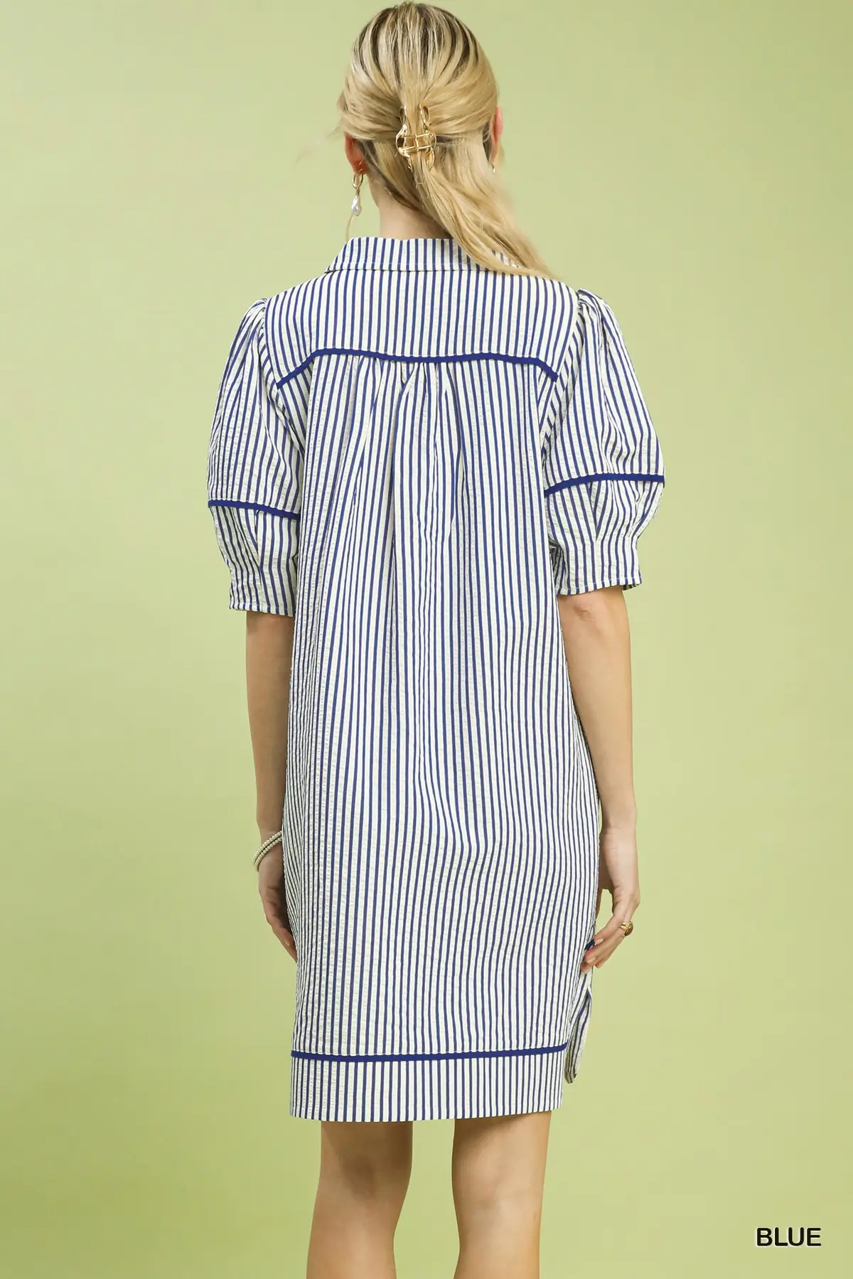 Blue Harbor Stripe Shift Dress