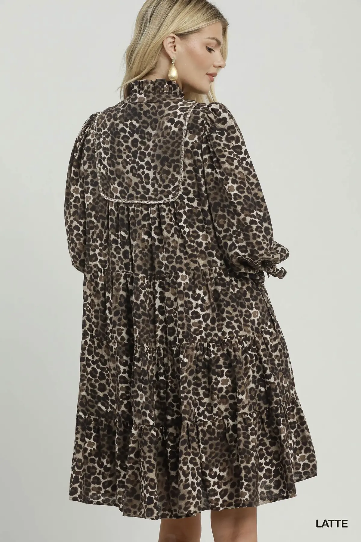 Leopard Tiered Dress 🐆🤎