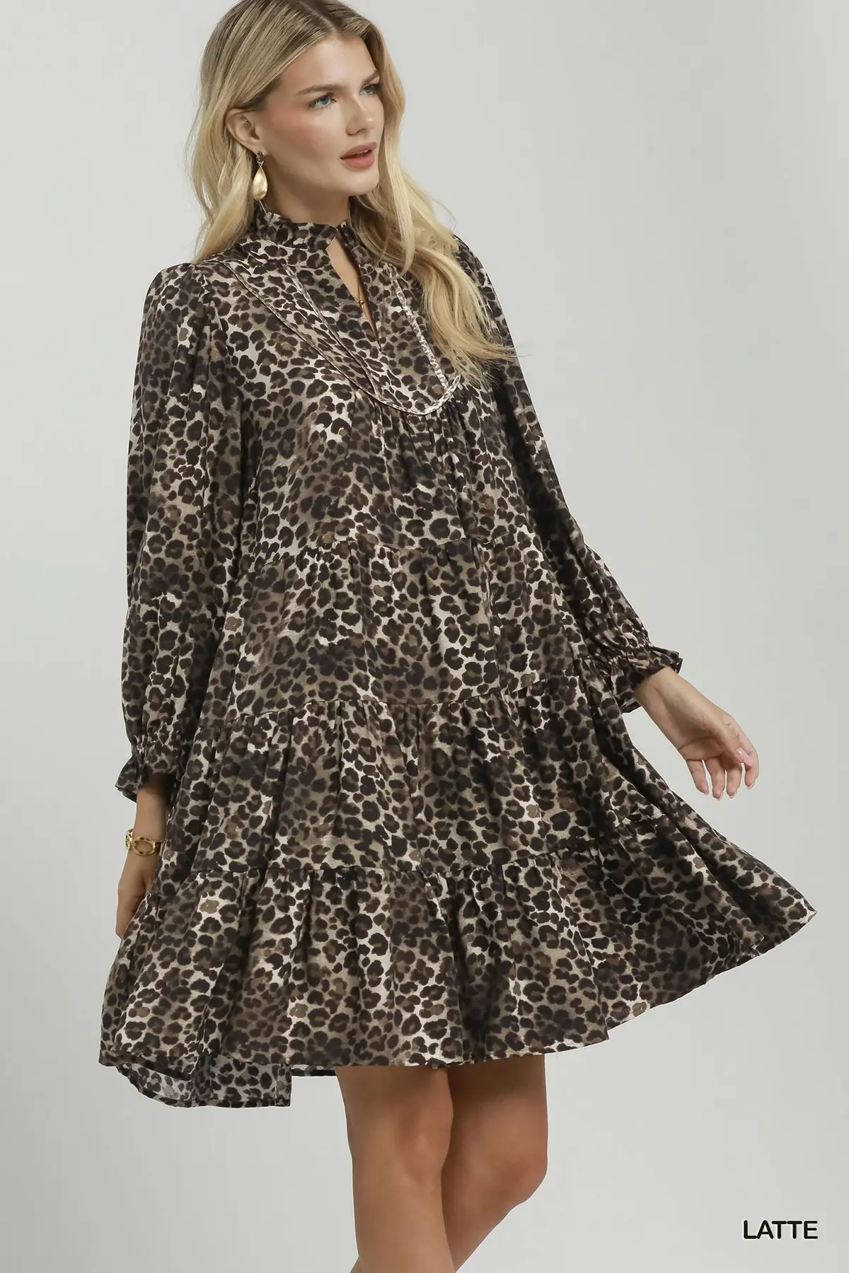 Leopard Tiered Dress 🐆🤎