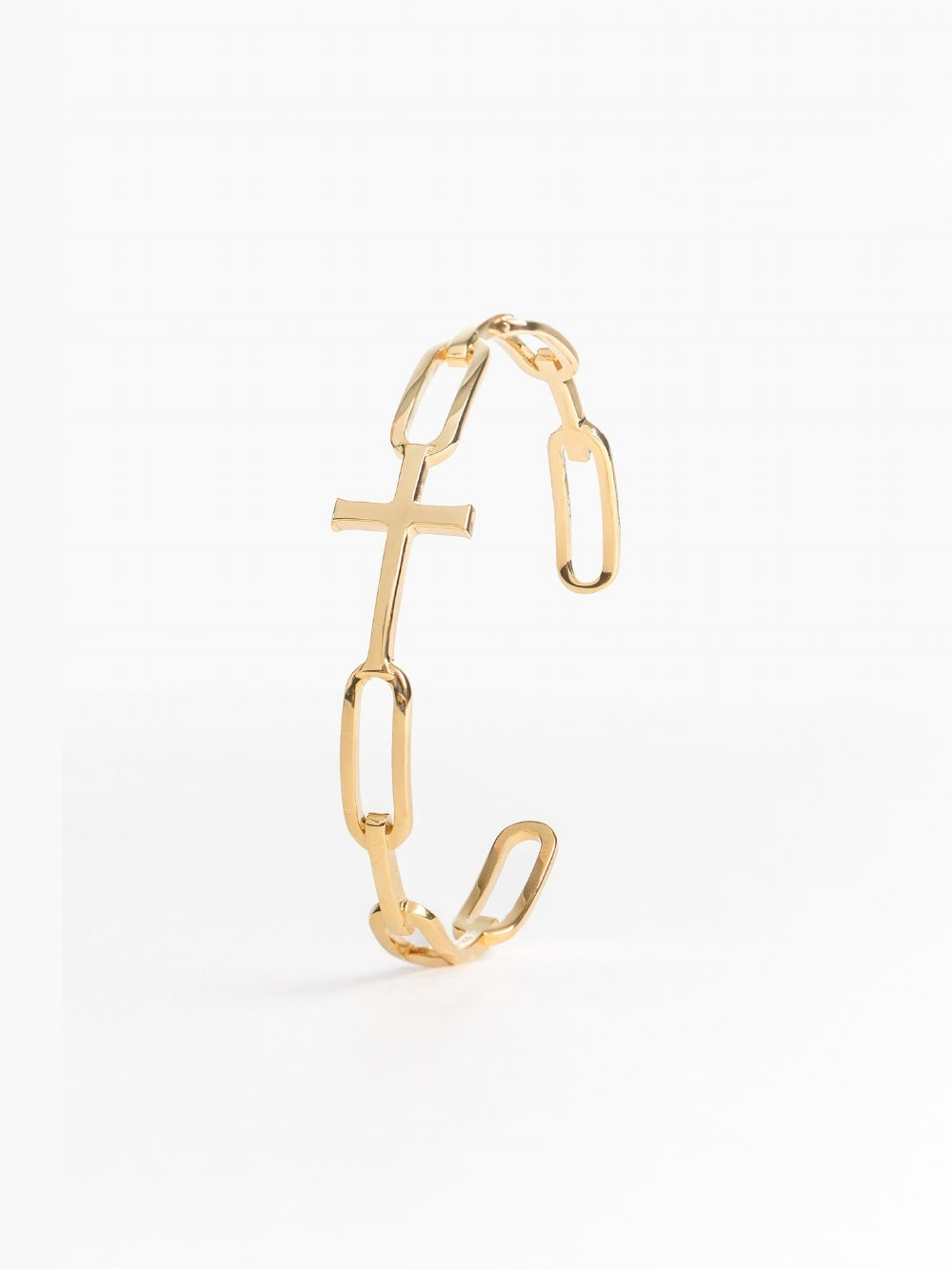 Chain Breaker Sterling Silver/18K Gold Overlay Bangle