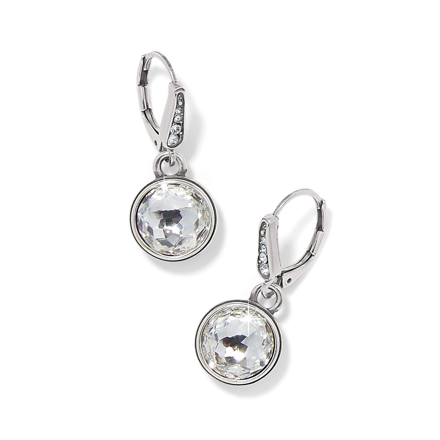 Meridian Aurora Leverback Earrings/crystal