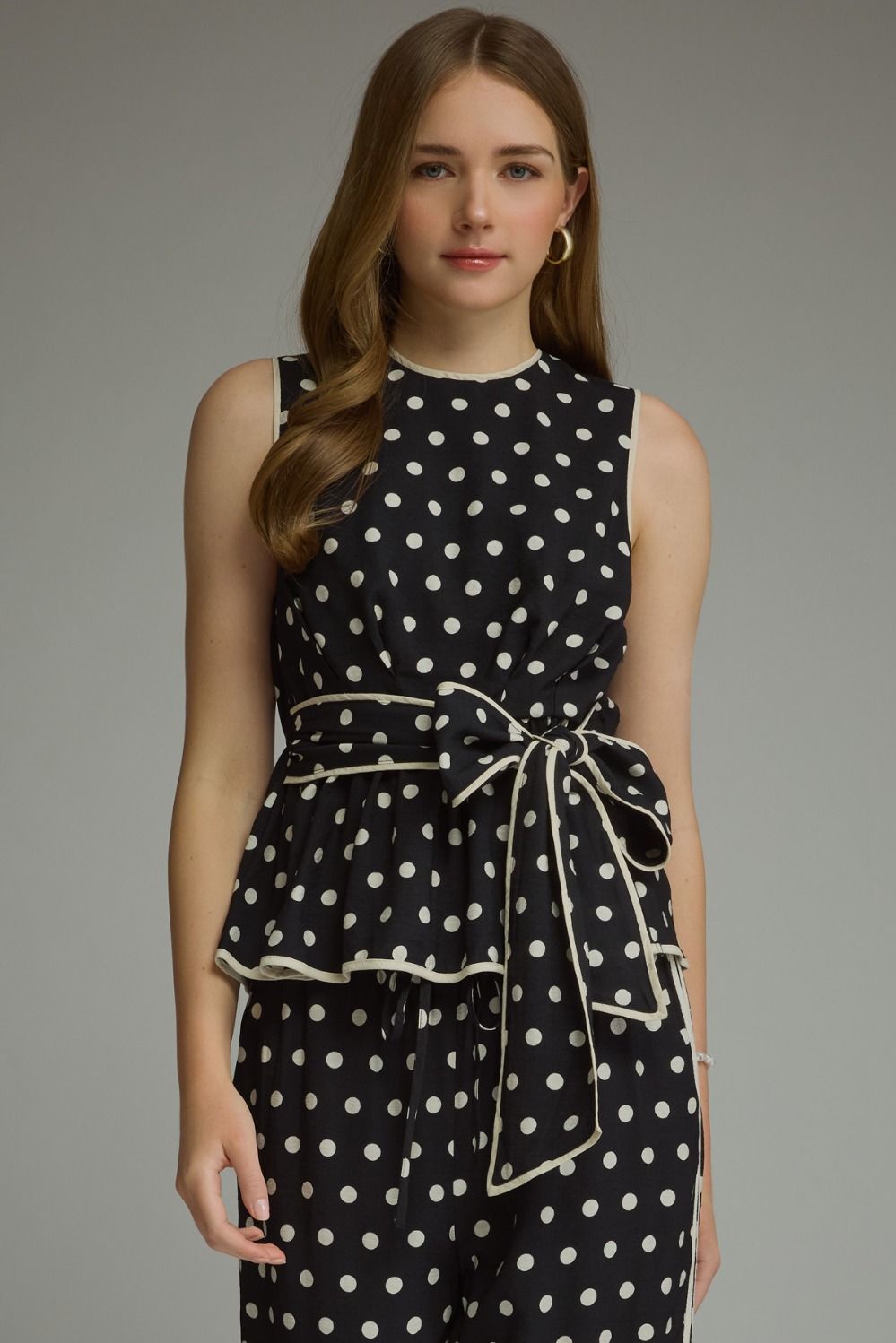 Midnight Polka Dot Two-Piece Set ⚪🖤