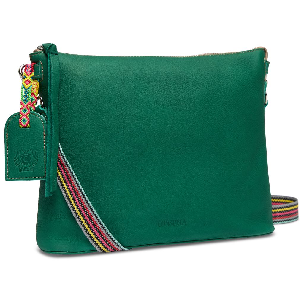 Teal Downtown Crossbody