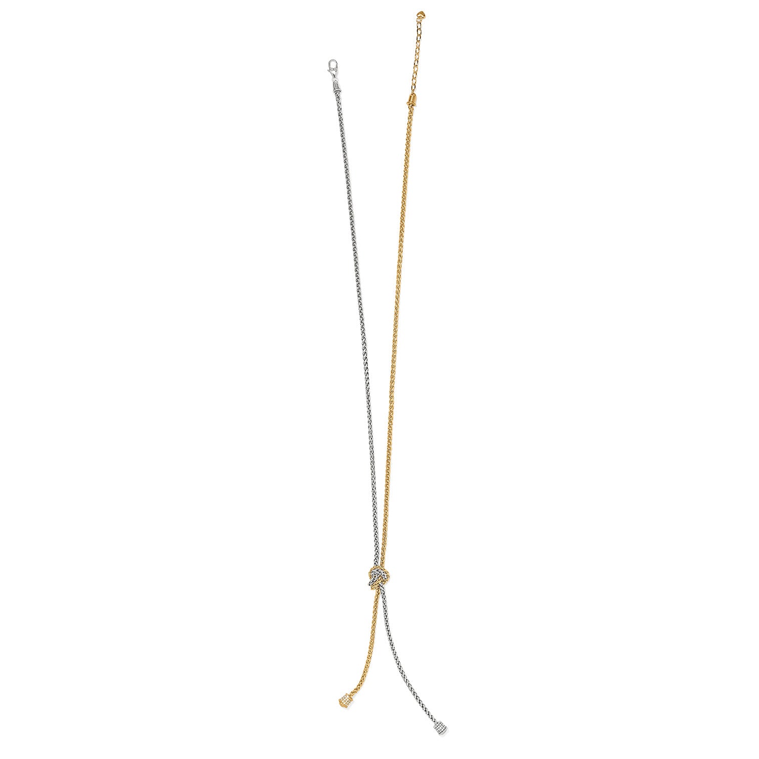 Meridian Venus Two Tone Y Necklace