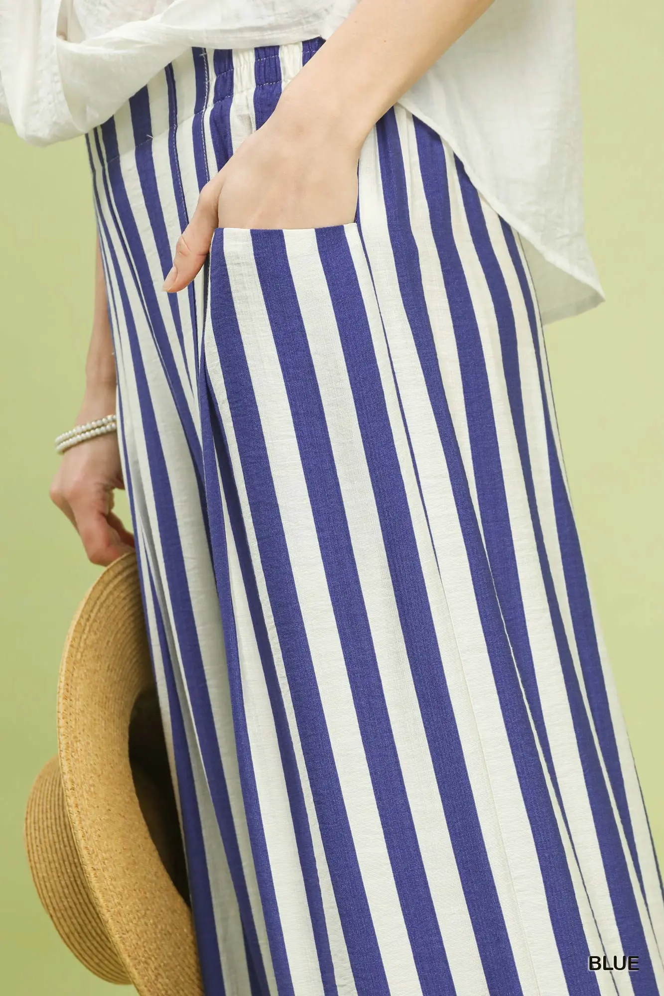 Seaside Stripe Wide Leg Pants