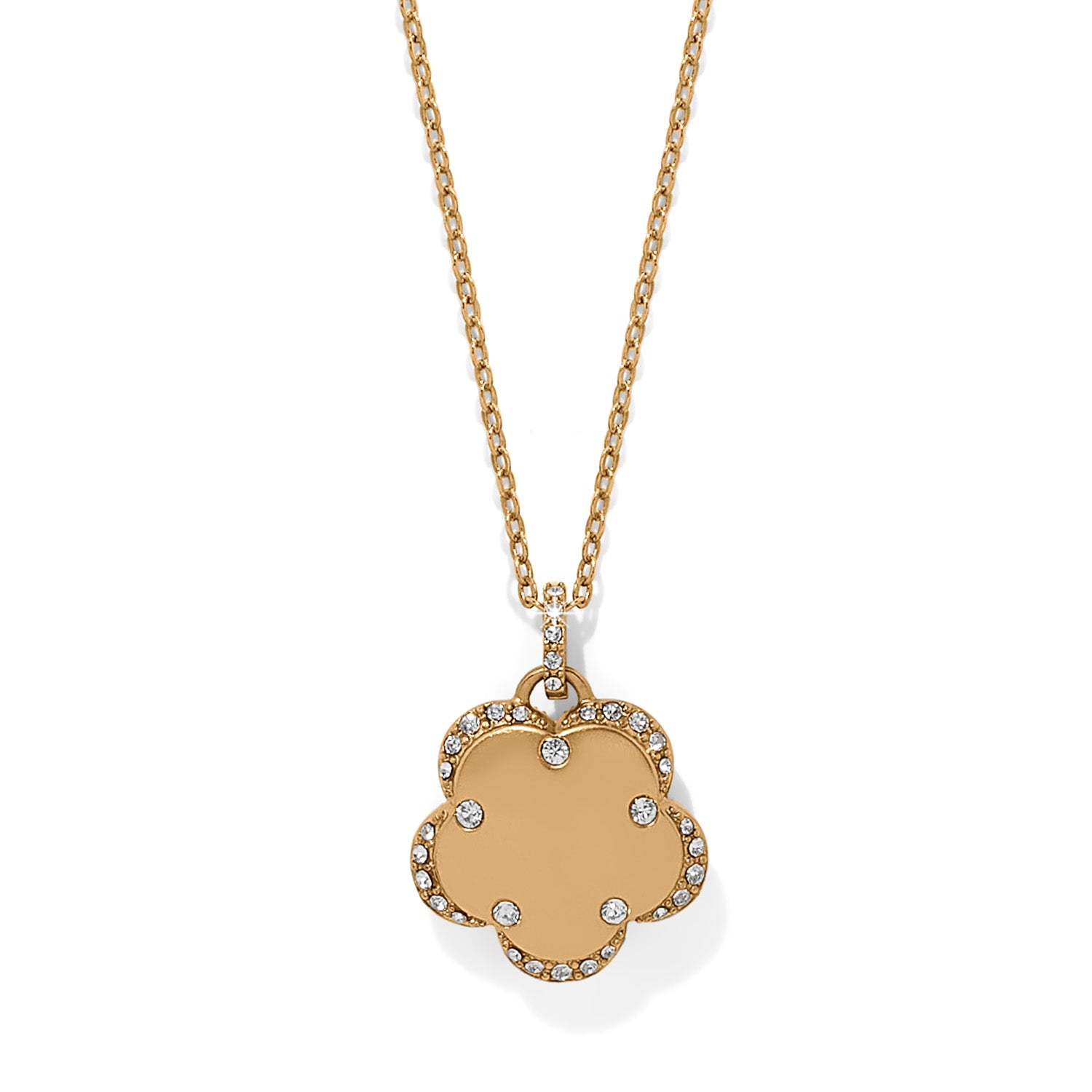 Trust Your Journey Flower Necklace