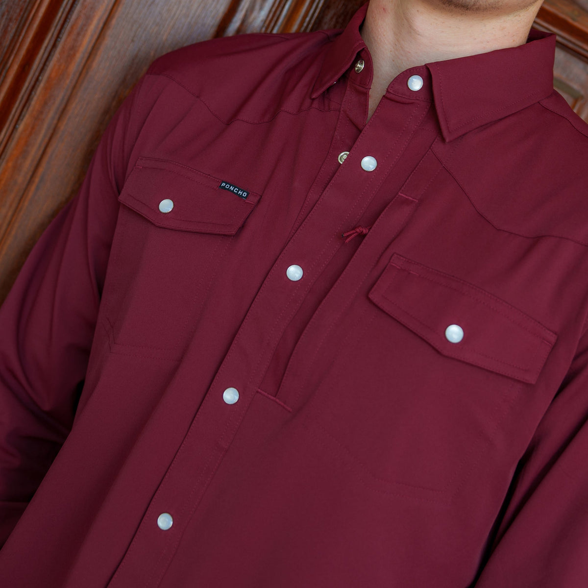 The Over The Shoulder by Poncho/Maroon