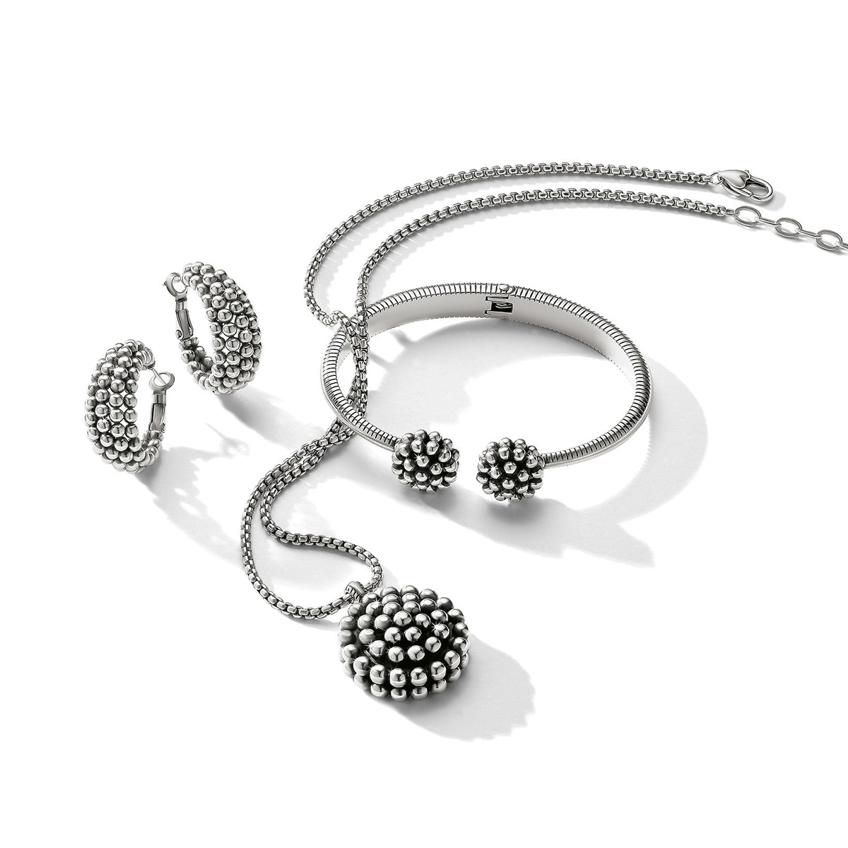 Pretty Tough Blossom Hoop Earrings