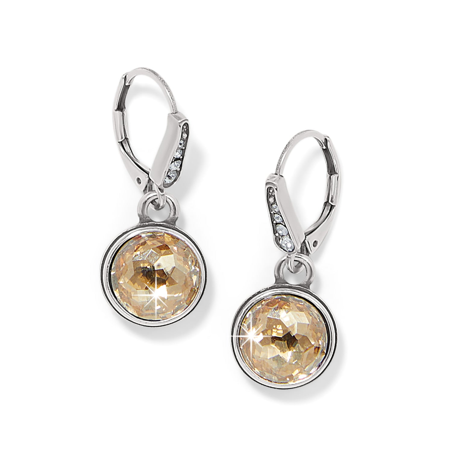 Meridian Aurora Leverback Earrings/golden