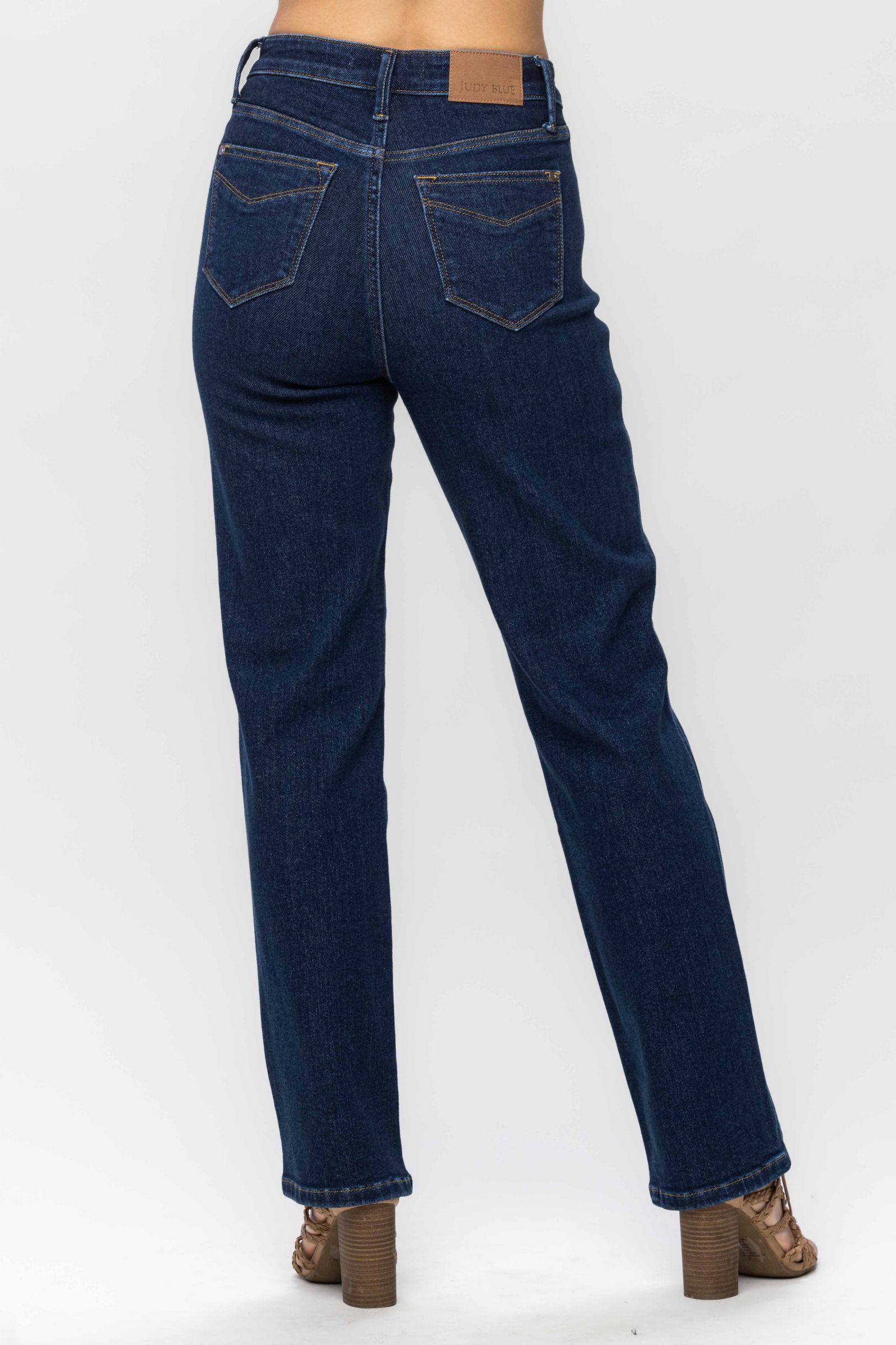 Judy Blue High Waist Tummy Control Classic Straight Jeans