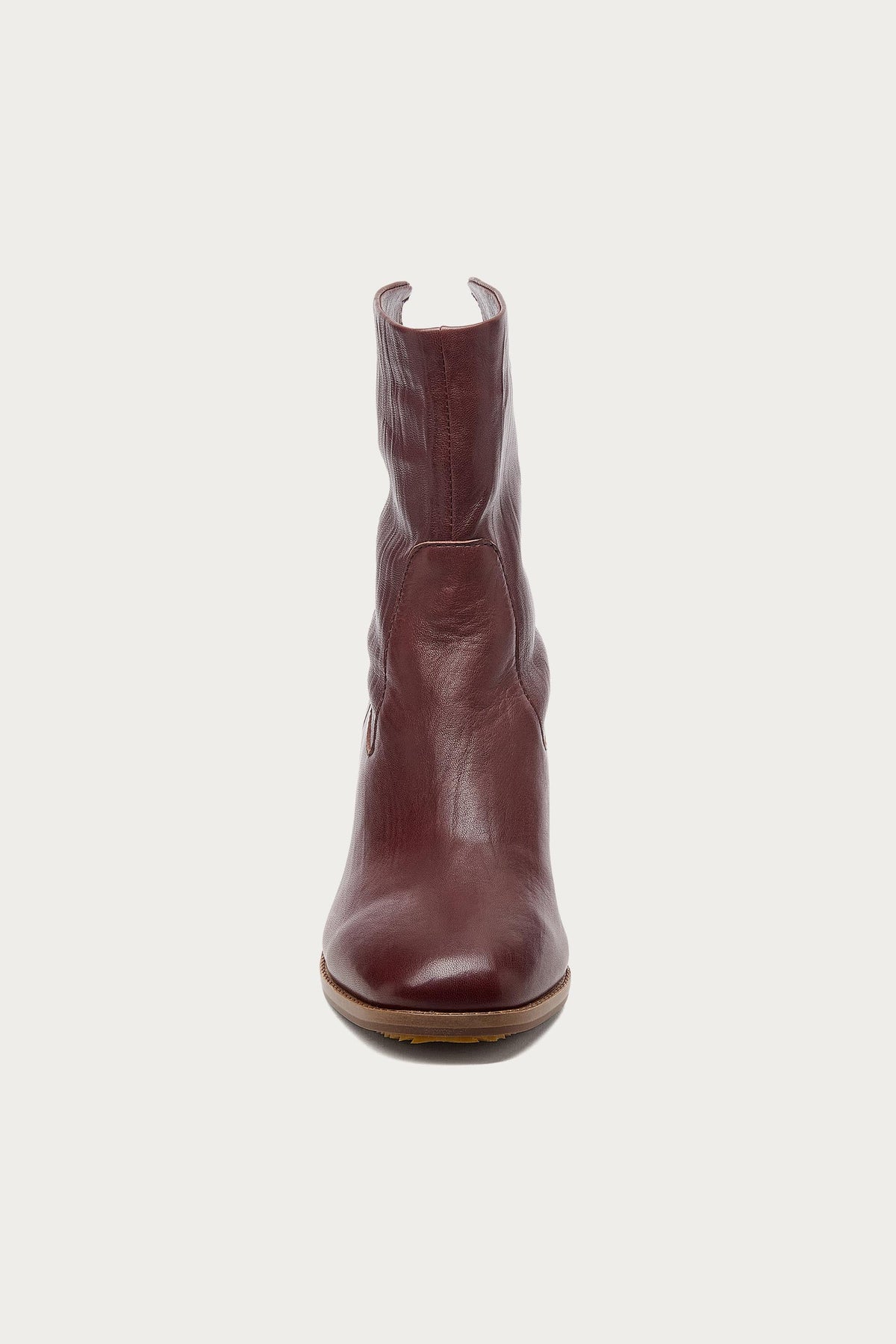 Island Warm Brown Leather Booties by Kelsi Dagger