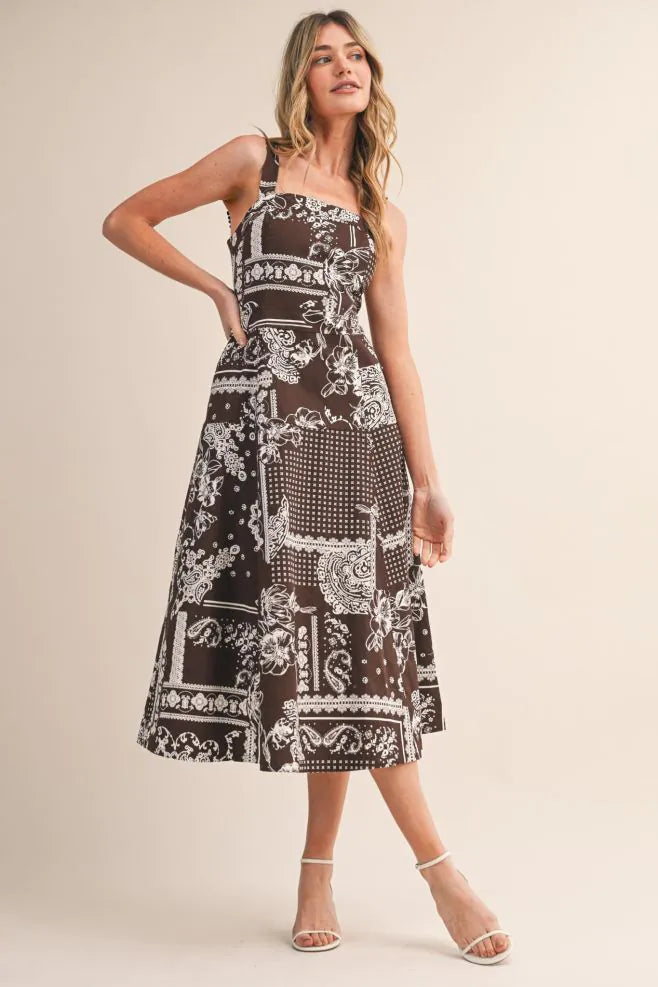 Bandana Babe Midi Dress